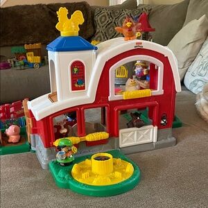 Vintage Fisher-Price Little People Farm Playset